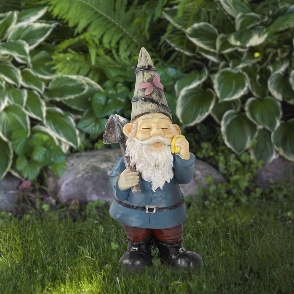 Northlight Seasonal Gnome w/ Shovel Garden Statue