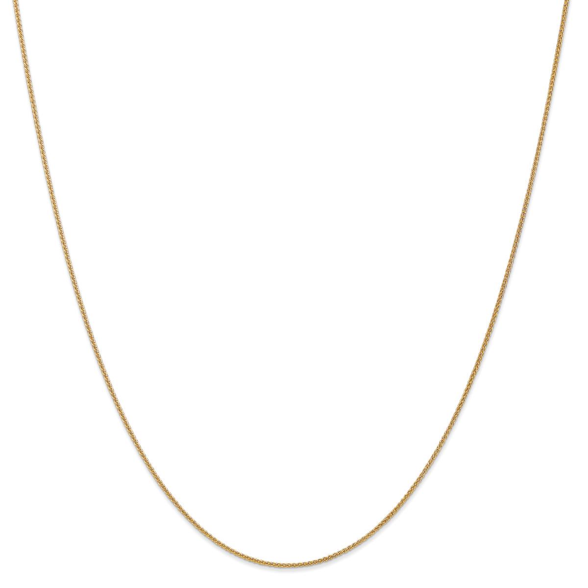 Gold Classics(tm) 1mm. 14k Gold Solid Spiga Chain Necklace