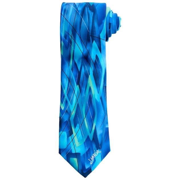 Mens Jerry Garcia Lady with Elaborate Headdress Tie