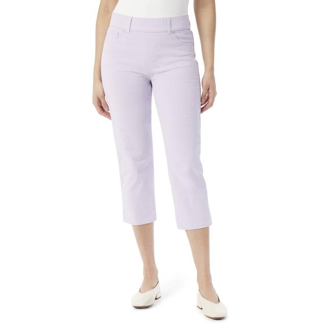 Womens Gloria Vanderbilt Shape Effect Pull On Solid Capris