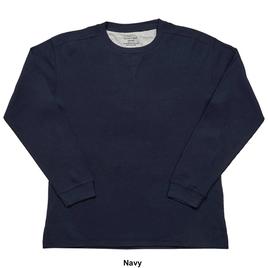 Mens Preswick & Moore® Long Sleeve Thermal Crew Neck Pajama Shirt