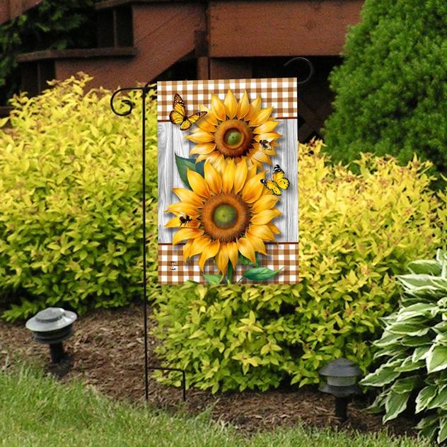 Briarwood Lane Sunflower Duo Garden Flag