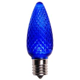 Sienna C9 Faceted Blue Christmas Replacement Bulbs - Set of 4
