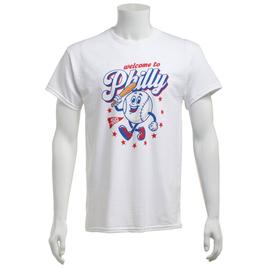 Mens Tailgate Philadelphia Baseball Short Sleeve Tee - White
