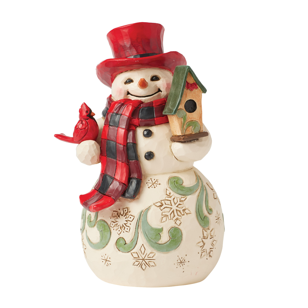 Jim Shore Heartwood Creek Highland Glen Snowman Hat Figurine