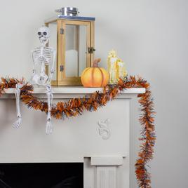 Northlight Seasonal 50in. Orange and Black Halloween Garland