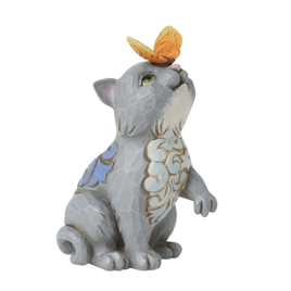 Jim Shore Heartwood Creek Cat and Butterfly Mini Figurine