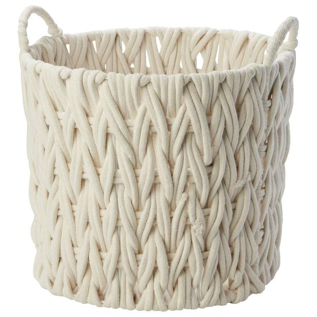 Heritage XL Round/Tall Chunky Cotton Rope Tote