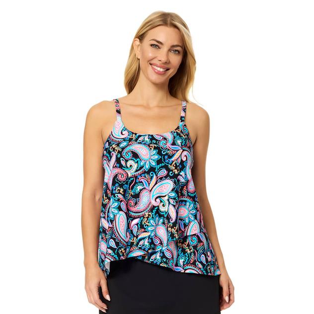 Womens Leilani Sunlit Shores Cape Town Tankini Swim Top