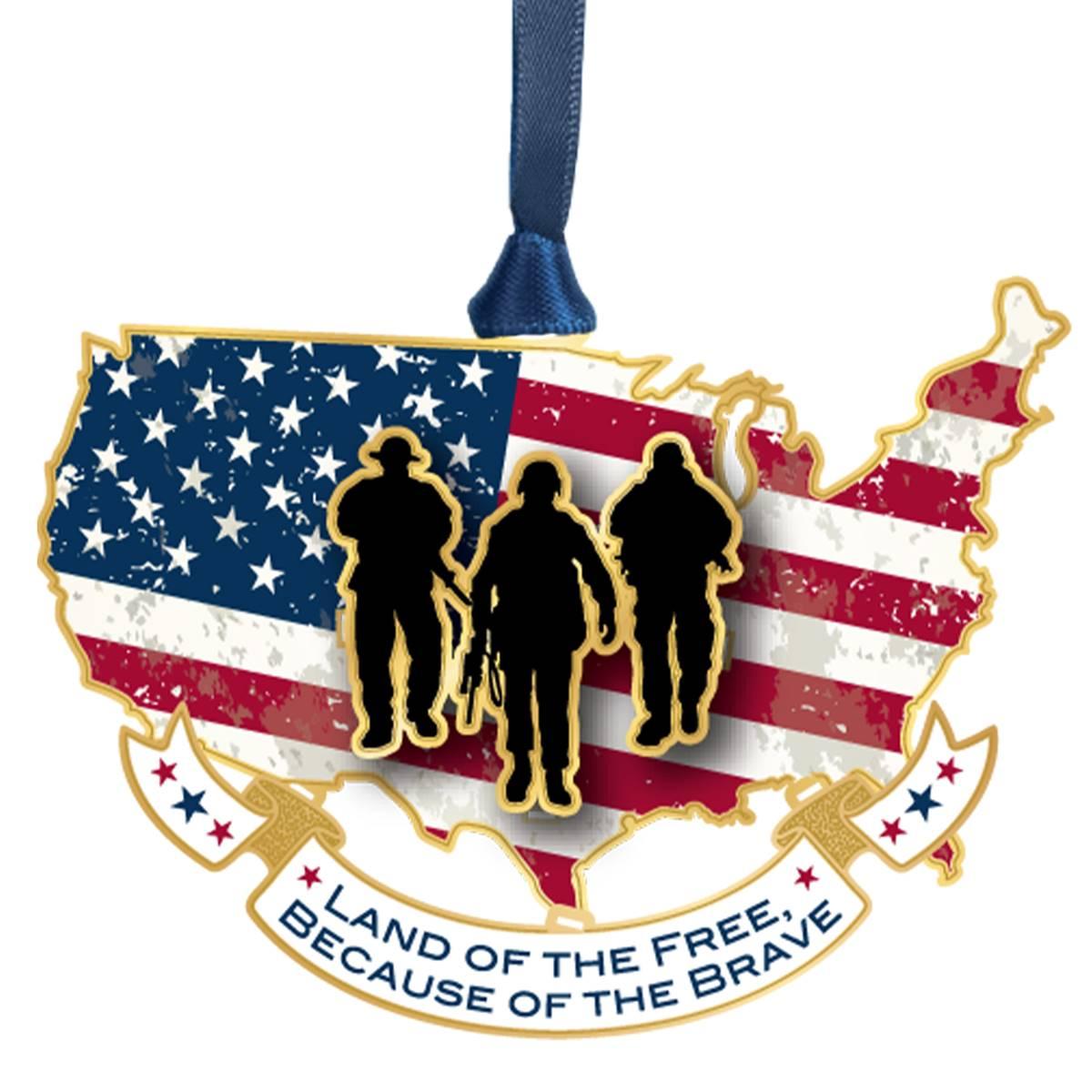 Beacon Design Land of the Free Ornament