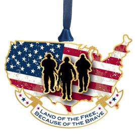 Beacon Design Land of the Free Ornament