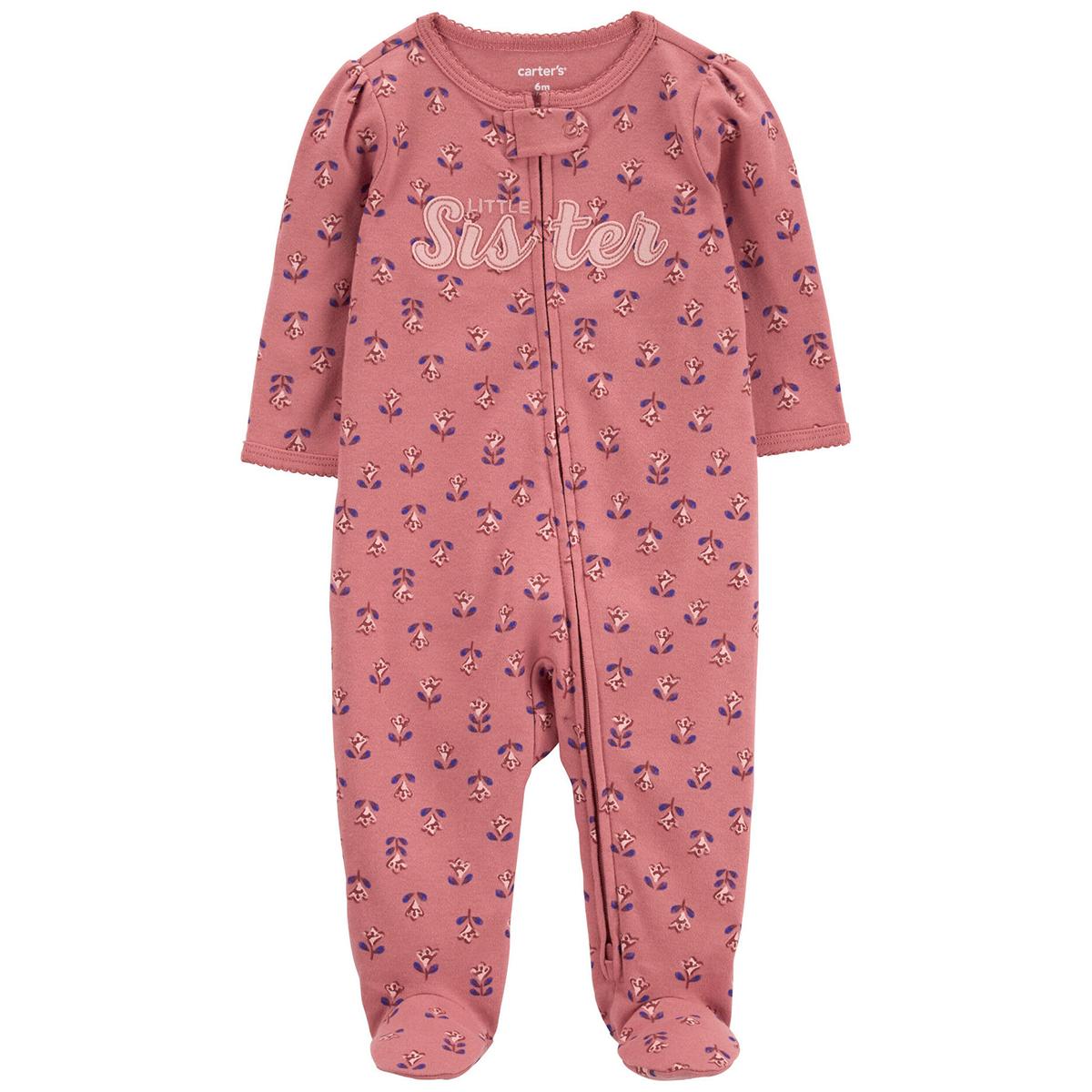 Baby Girl (Preemie-9M) Carters(R) Floral Lil Sister Sleep N Play