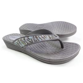 Womens Capelli New York Zebra Gem Thong Sandals