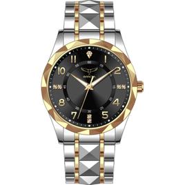 Mens Invicta Specialty Two-Tone Black Dial Quartz Watch - 69024