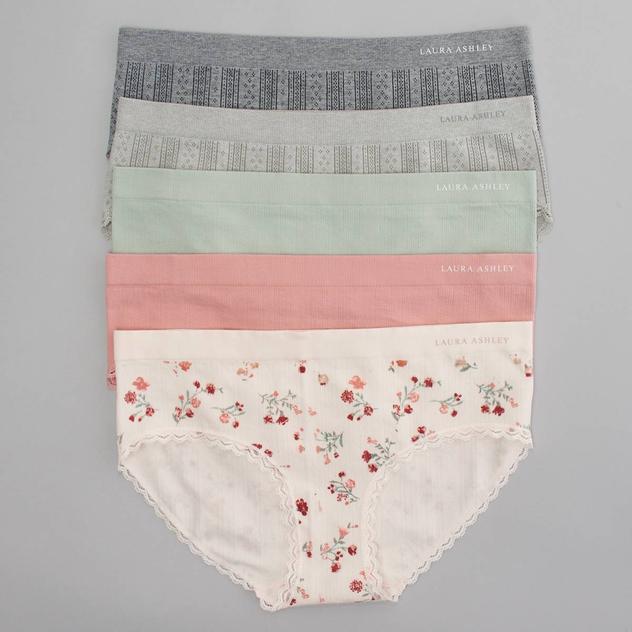 Womens Laura Ashley® 5pk. Hipster Panties LS1627-5PKD