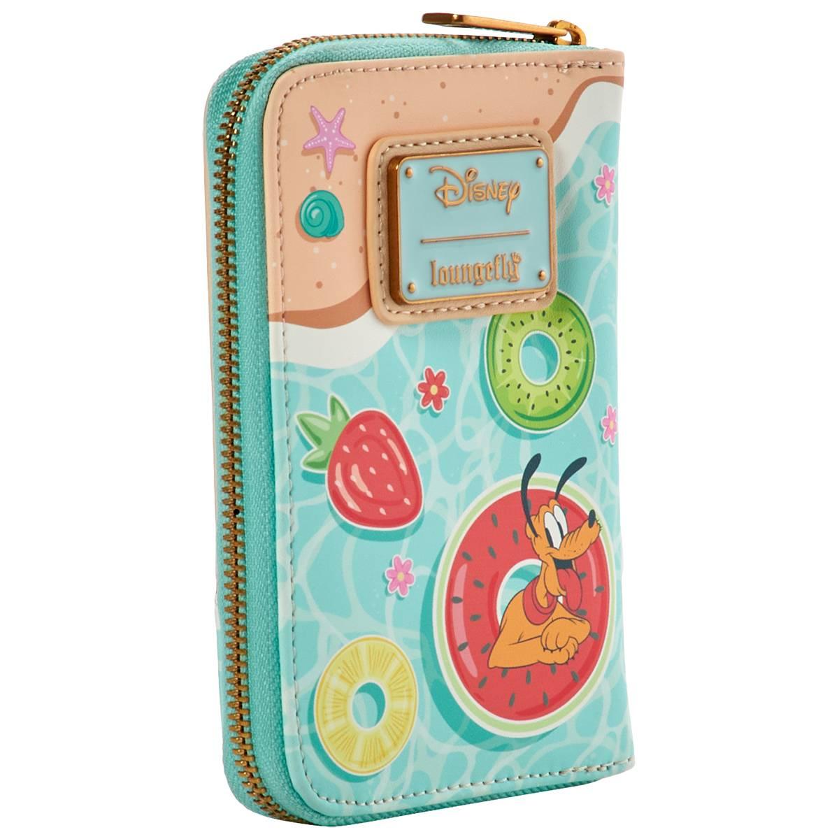 Loungefly Mickey & Minnie Beach Zip Around Wallet