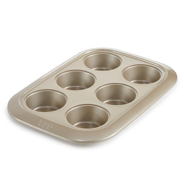 BergHOFF Leo Balance 6-cup Nonstick Carbon Steel Cupcake Pan