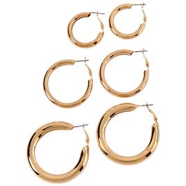 Design Collection Gold Trio Earrings