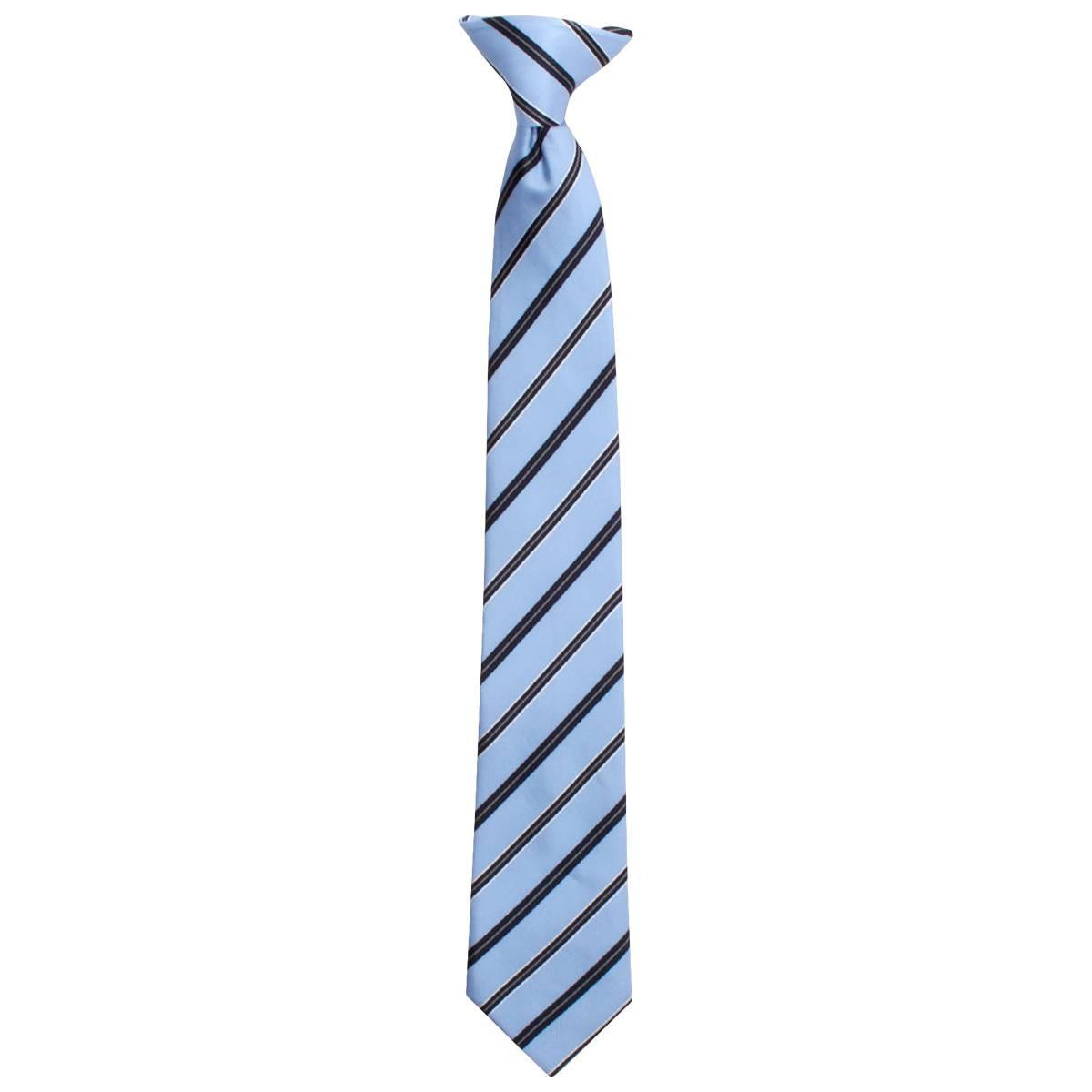 Boys Bill Blass Clip On Tie - Light Blue
