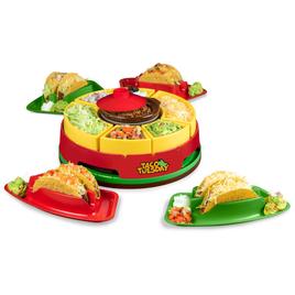 Nostalgia™ Taco Tuesday Lazy Susan Taco Bar