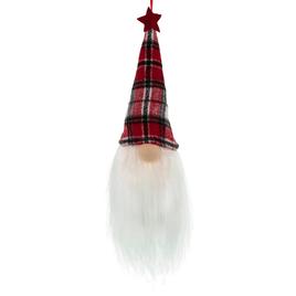 Northlight Seasonal 9in. LED Red Plaid Gnome Christmas Ornament