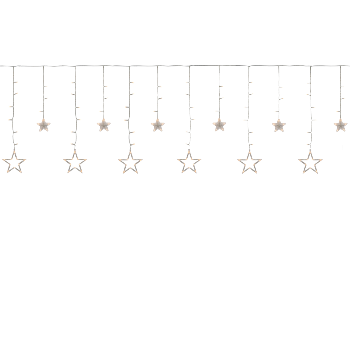 Northlight 17ft. LED Star Curtain Christmas Lights