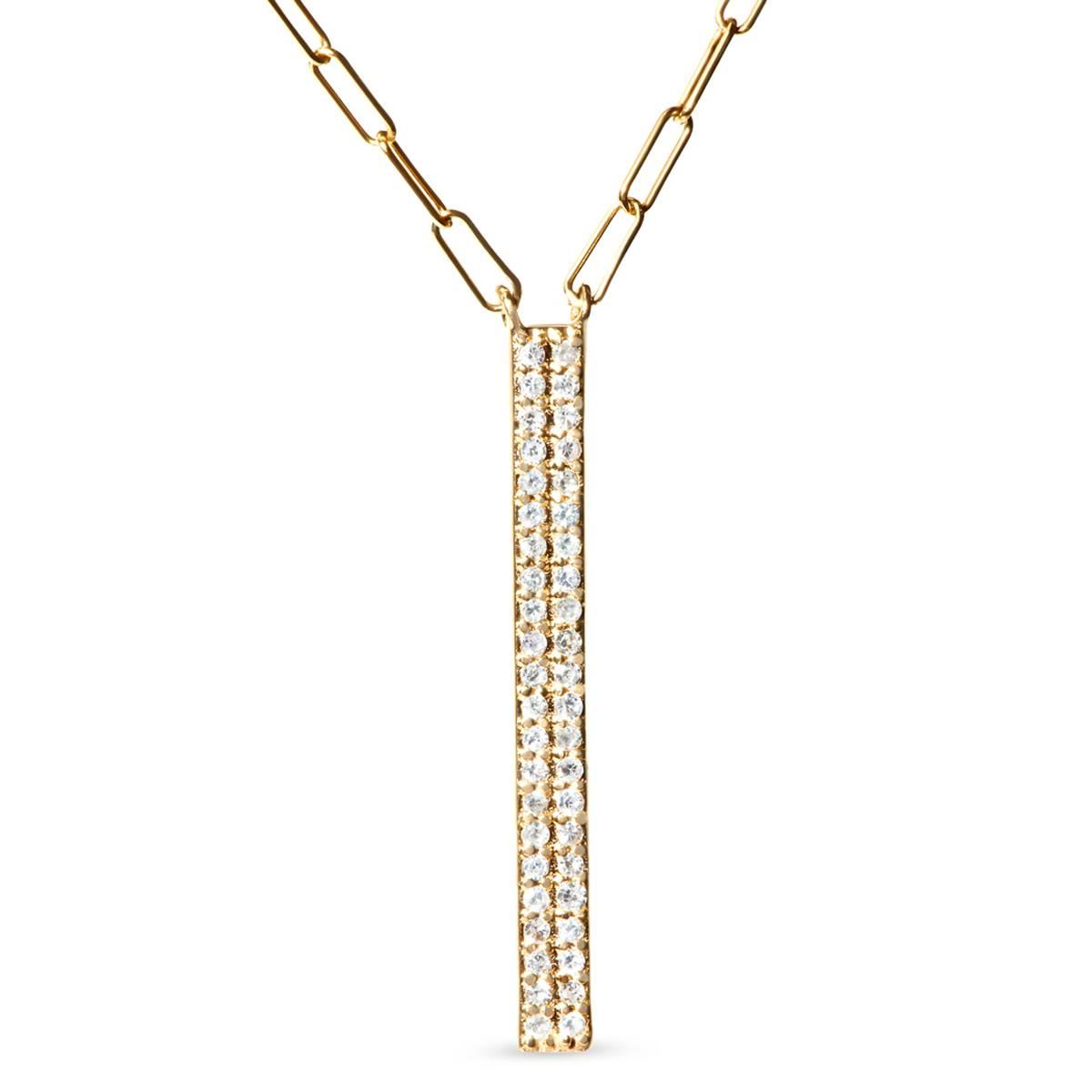 Haus of Brilliance 14kt. Gold 3/8ctw. Diamond Link Pendant