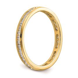 Pure Fire 14kt. Yellow Gold Lab Grown 1/2ctw. Eternity Band
