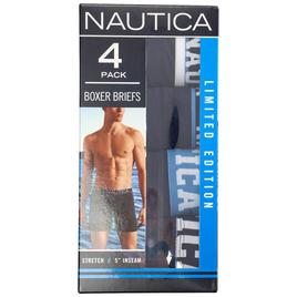 Mens Nautica 4pk. Boxer Briefs - Peacoat Navy