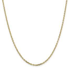 Gold Classics(tm) 10kt. Gold 2.2mm 18in. Cable Chain Necklace