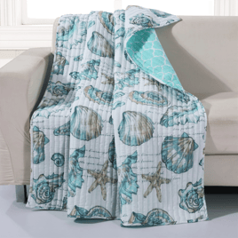 Greenland Home Fashions™ Cruz Reversible Quilted Throw Blanket