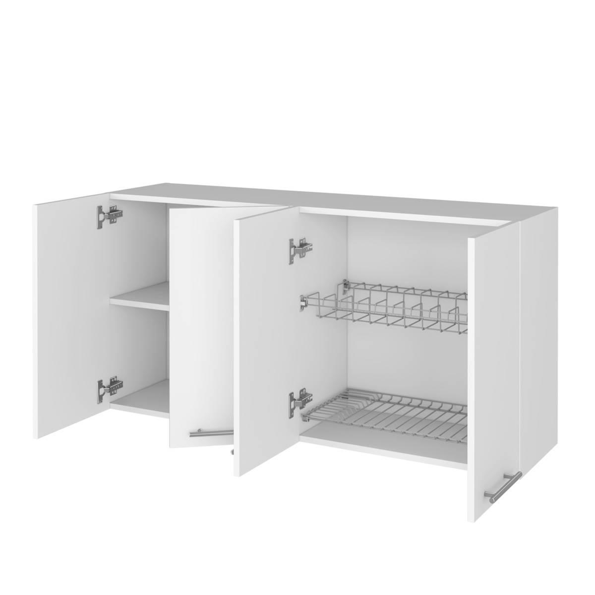 FM FURNITURE Sitka Wall Cabinet w/ Dish Rack
