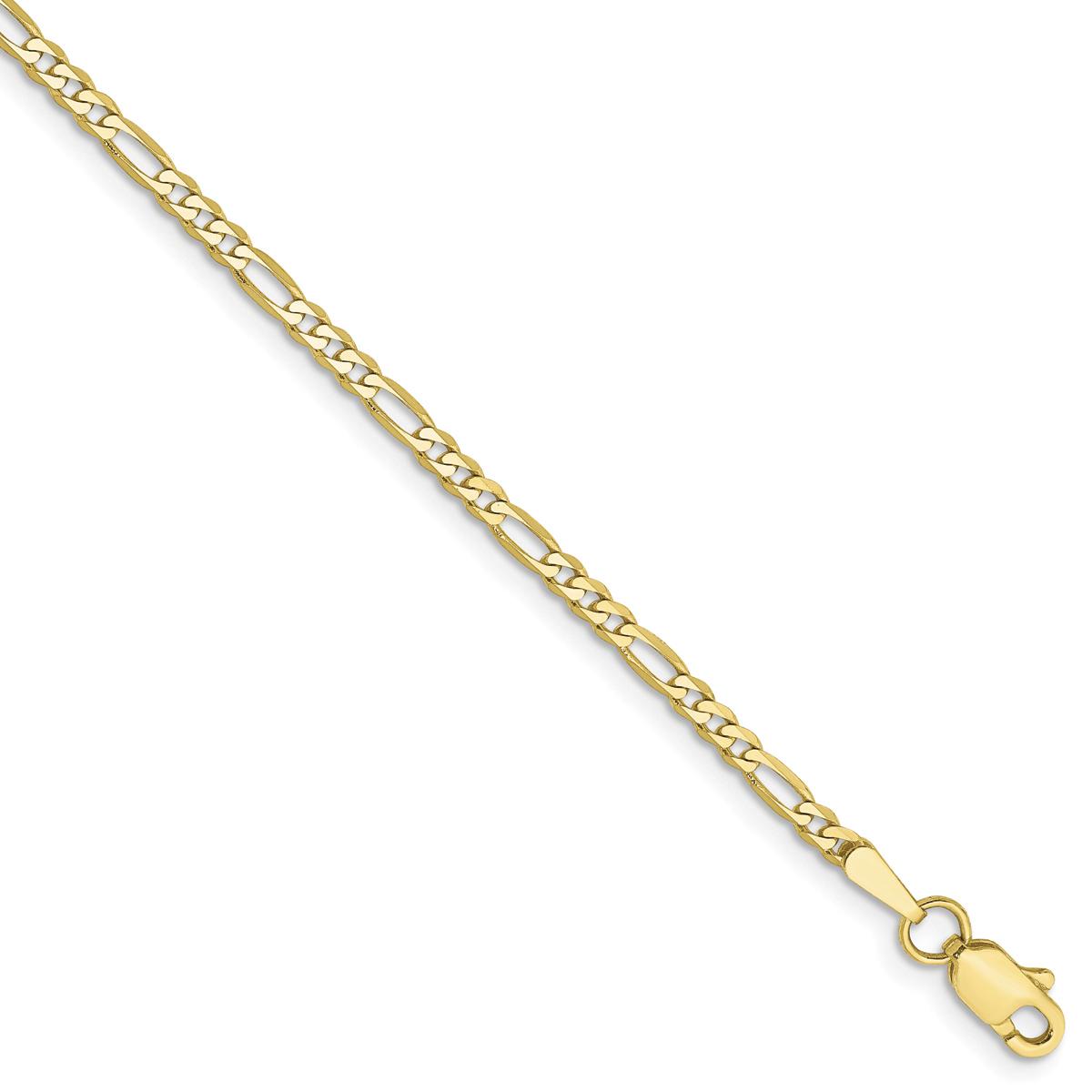 Gold Classics™ 10kt. 2.2mm 24in Figaro Link Chain Necklace