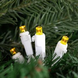 Northlight Seasonal 100ct. LED White Wire Yellow Christmas Lights