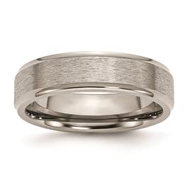 Mens Endless Affection(tm) Engravable 6mm Satin Finish Wedding Band