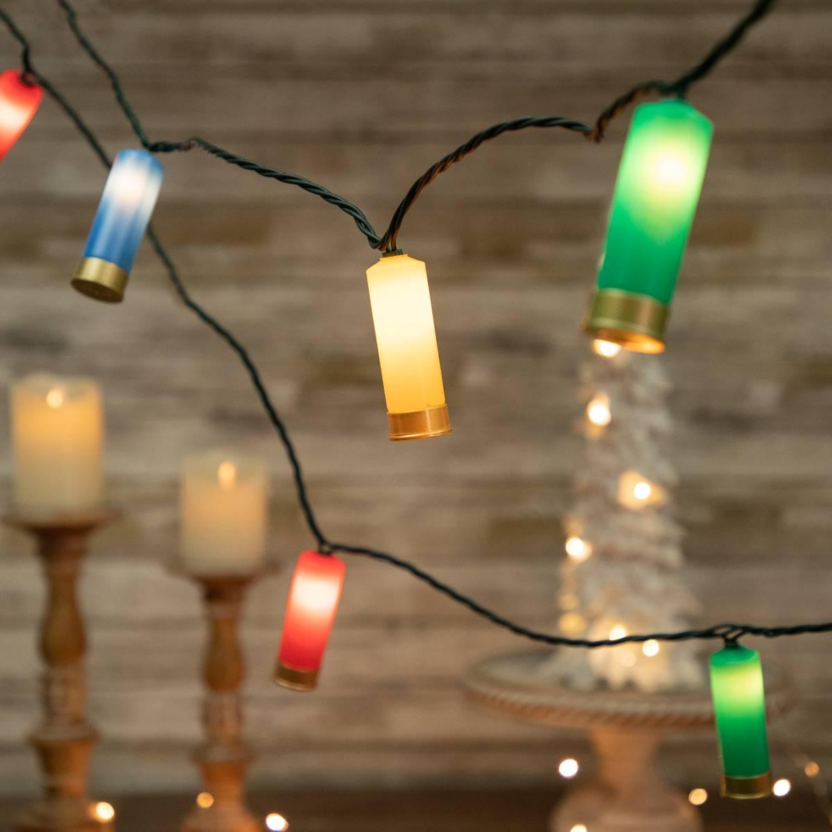 Northlight Seasonal 10ct. Shotgun Shell Christmas Light Set