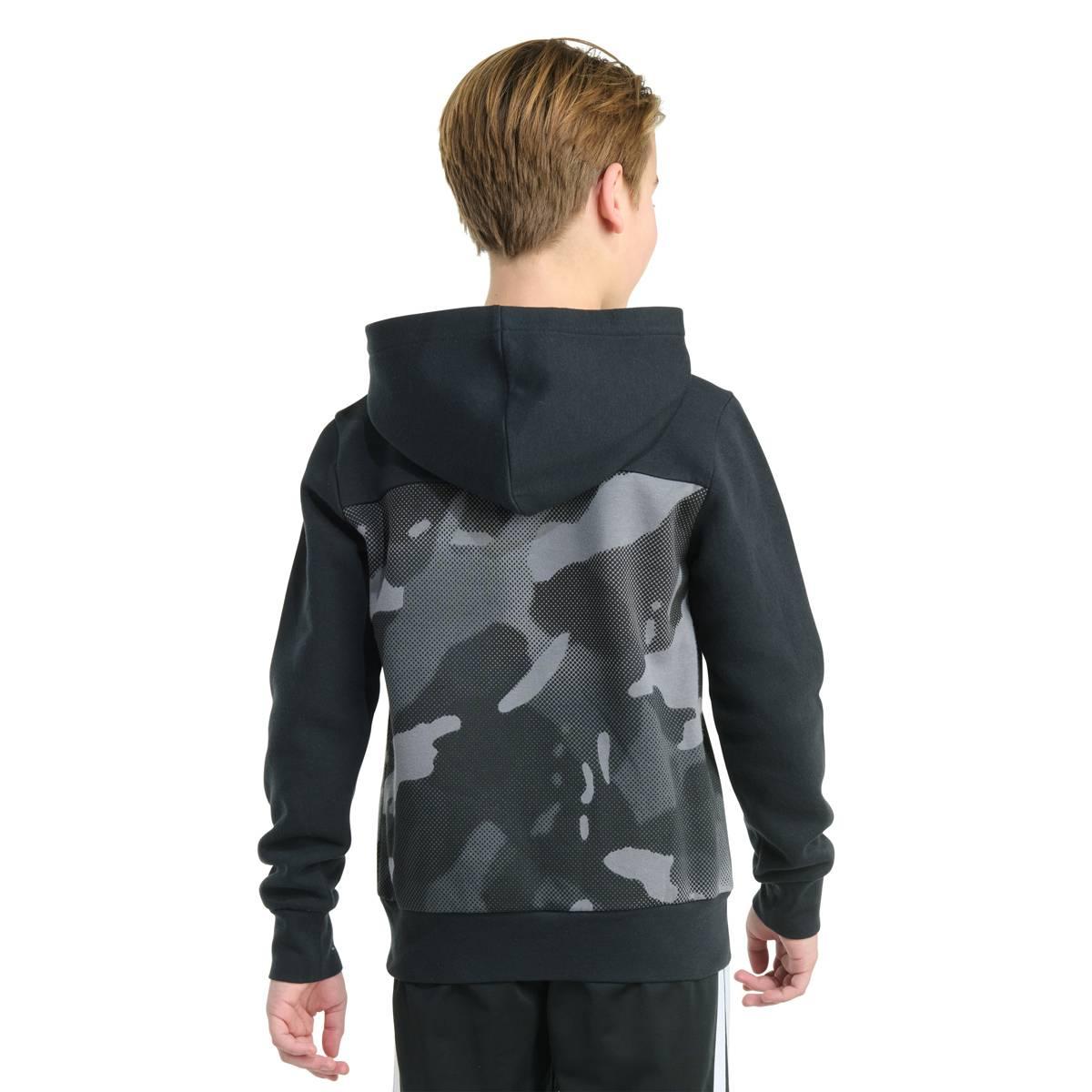 Boys (8-20) adidas Camo Color Block Half Hoodie