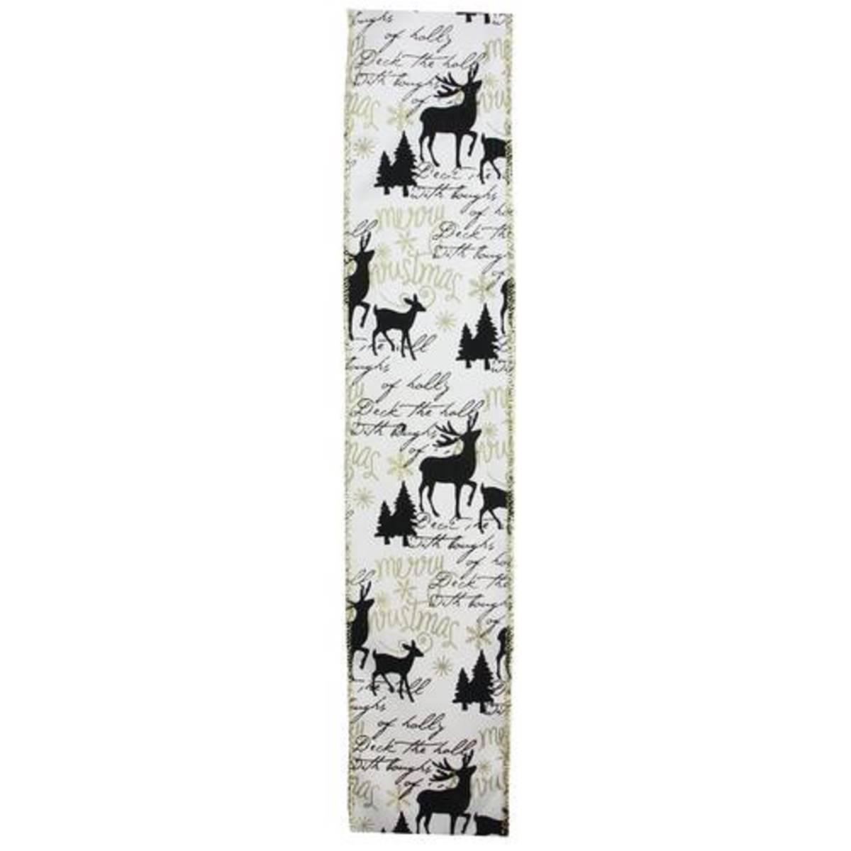 Northlight Seasonal 30ft. Playful Reindeer Wired Craft Ribbon