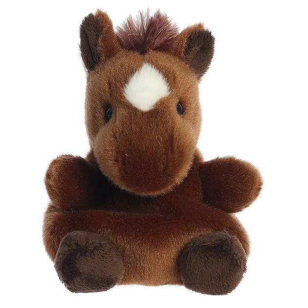 Palm Pals™ 6in. Truffle Brown Horse™ Eco Friendly Plush Beanie