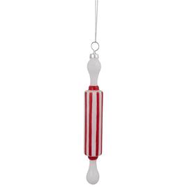 Northlight Seasonal Striped Rolling Pin Christmas Ornament