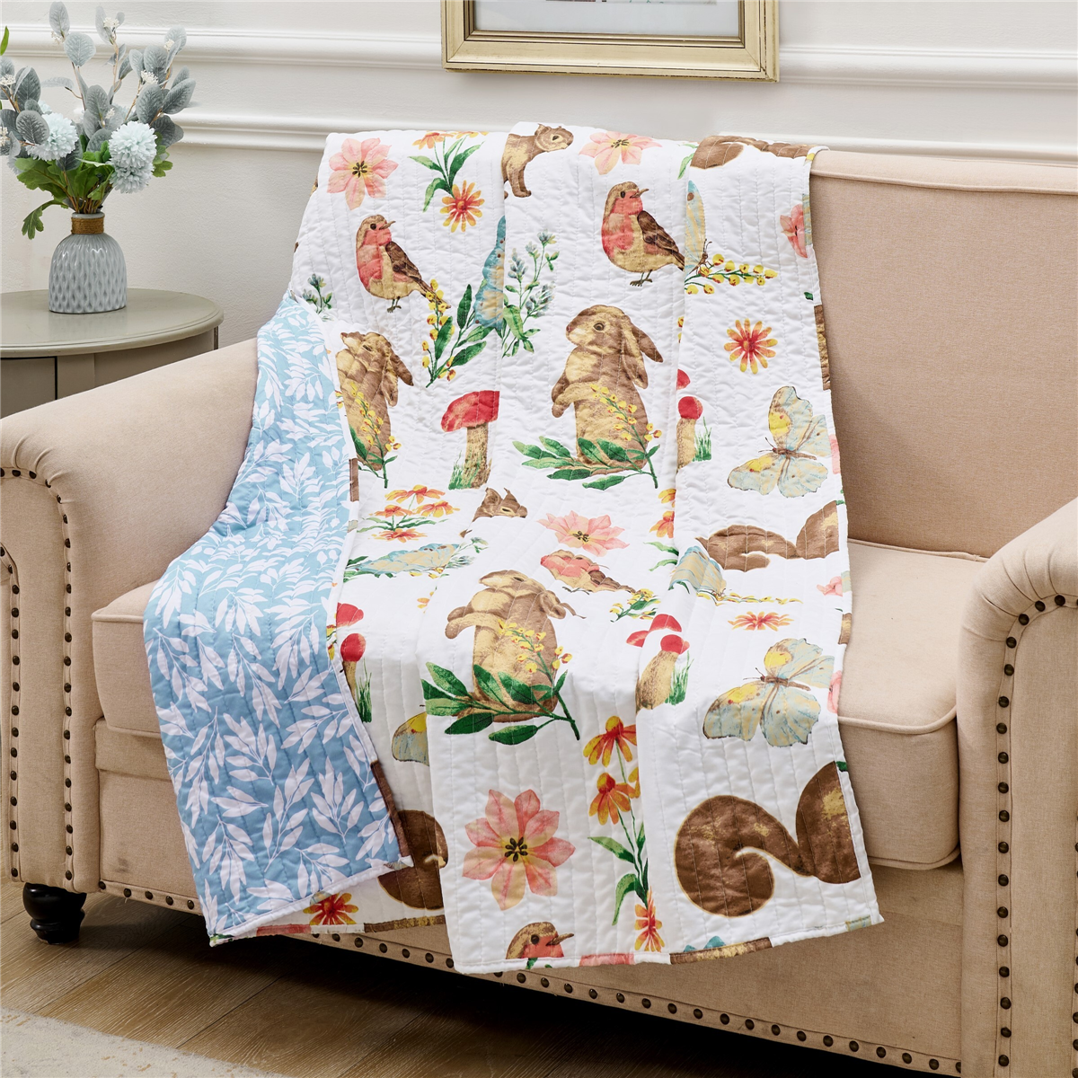 Greenland Home Fashions(tm) Willow Spring Forest Throw Blanket