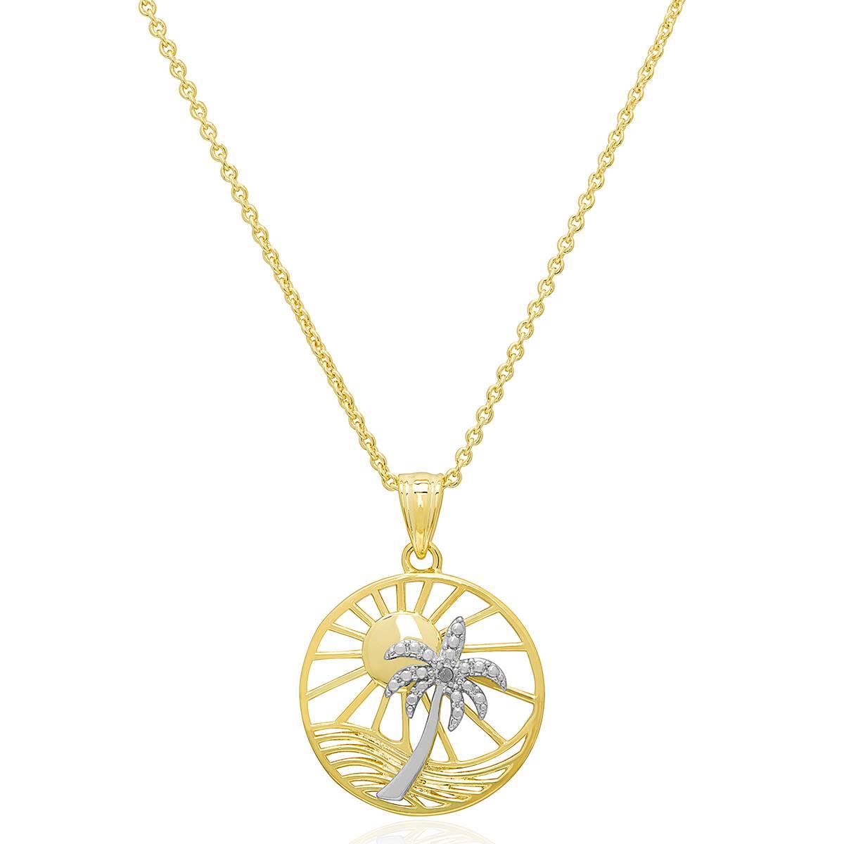 Accents by Gianni Argento 14kt. Gold Plated Sea Round Pendant