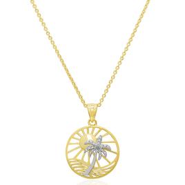 Accents by Gianni Argento 14kt. Gold Plated Sea Round Pendant