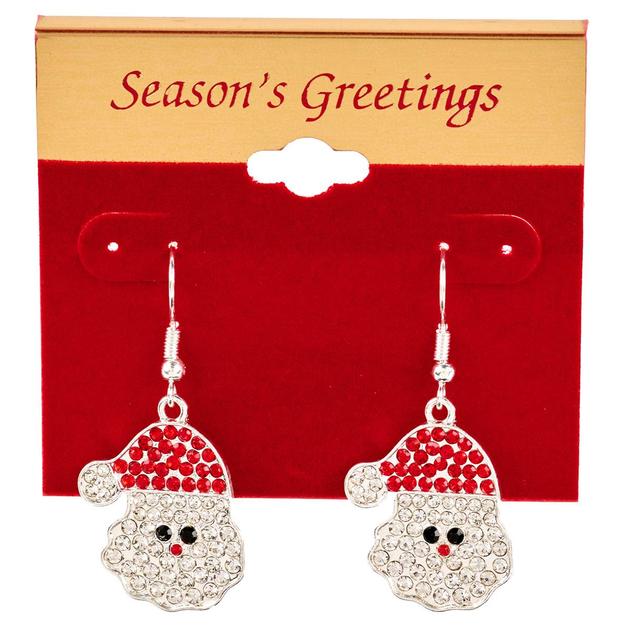 Holiday Twisted Hoop Earrings
