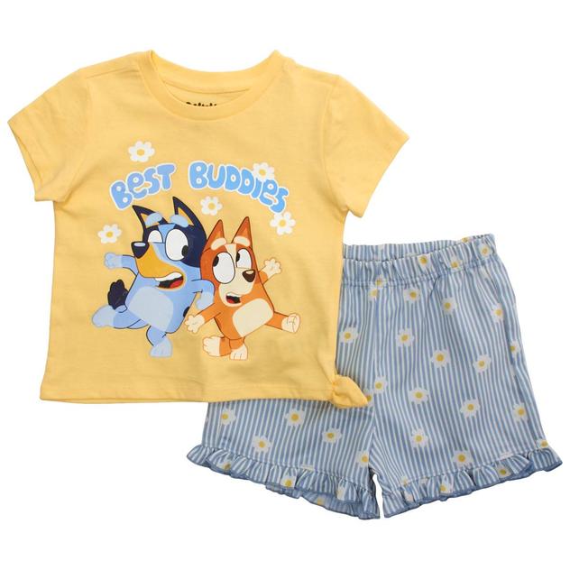 Toddler Girl Bluey Best Buddies Daisy Tee & Shorts Set