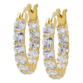 Gianni Argento 14kt. Yellow Gold Plated Inside Out Hoop Earrings