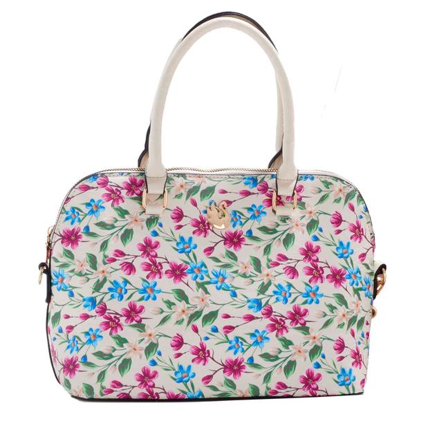 Gloria Vanderbilt Floral Dome Satchel