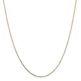 Gold Classics(tm) 10kt. Gold 0.7mm 24in. Box Chain Necklace