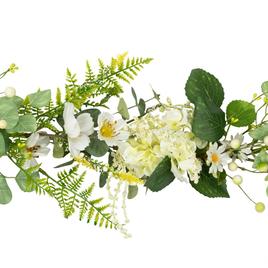 Northlight Seasonal Artificial Hydrangea & Eucalyptus Garland