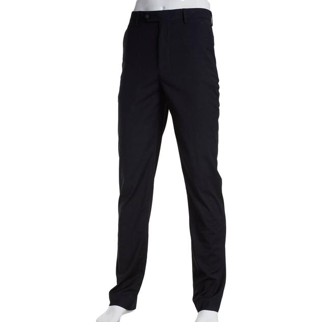 Mens Vince Camuto Plaid Slim Fit Dress Pants - Black Shadow
